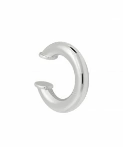 Astridandmiyu Chunky Ear Cuff In Silver