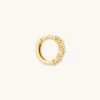 Astrid & Miyu Best Sellers Cluster Hoop 8mm In Gold 2 Astrid & Miyu Best Sellers Cluster Hoop 8mm In Gold