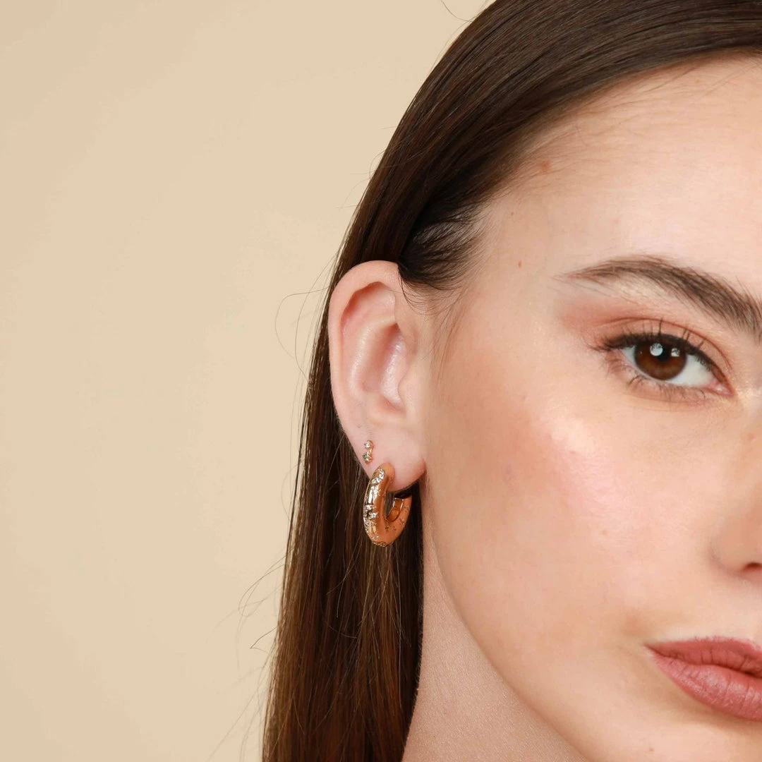 Astrid & Miyu Cosmic Stacking Set In Gold 4 Astrid & Miyu Cosmic Stacking Set In Gold