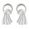 Astridandmiyu Waterfall Stud Earrings In Silver Sale