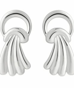 Astridandmiyu Waterfall Stud Earrings In Silver Sale