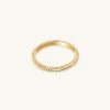 Astridandmiyu Etched Band Ring In Gold Sale