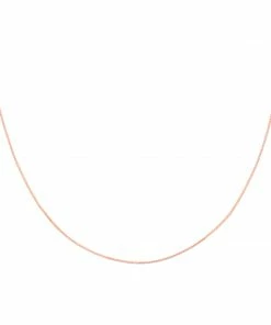 Astrid & Miyu Fine Box Chain 40cm In Rose Gold Sale