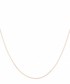 Astrid & Miyu Fine Box Chain 55cm In Rose Gold 9 Astrid & Miyu Fine Box Chain 55cm In Rose Gold