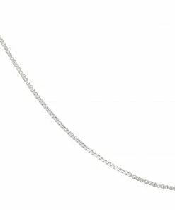 Astrid & Miyu Sale Fine Box Chain 40cm In Silver