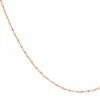 Astrid & Miyu Sale Fine Twist Chain 40cm In Rose Gold