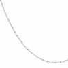 Astrid & Miyu Fine Twist Chain 40cm In Silver