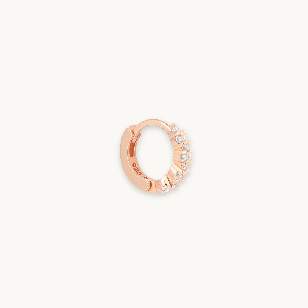 Astrid & Miyu Gem Clicker In Rose Gold 3 Astrid & Miyu Gem Clicker In Rose Gold