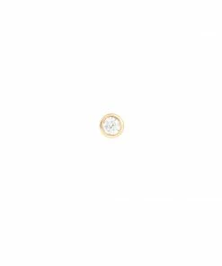 Astrid & Miyu Solid Gold Gem Piercing Stud