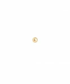 Astrid & Miyu Solid Gold Small Ball Piercing Stud