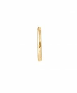 Astrid & Miyu Solid Gold Simple Piercing Hoop