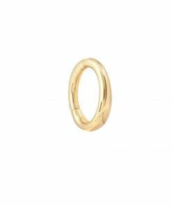 Astrid & Miyu Solid Gold Graduated Rook Hoop