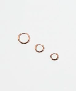 Astrid & Miyu Essential 6.5mm Hoop In Rose Gold 12 Astrid & Miyu Essential 6.5mm Hoop In Rose Gold