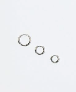 Astrid & Miyu New In Essential 11.5mm Hoop In Silver