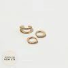 Astrid & Miyu Hope Stacking Set In Gold 2 Astrid & Miyu Hope Stacking Set In Gold
