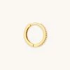 Astrid & Miyu Best Sellers Jewelled Hoop 11.5mm In Gold