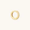 Astrid & Miyu Jewelled Hoop 8mm In Gold Best Sellers