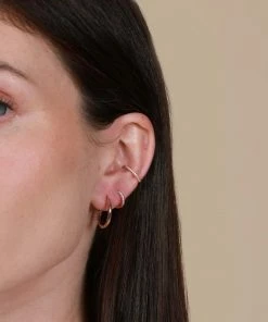 Astrid & Miyu Best Sellers Jewelled Hoop 11.5mm In Gold