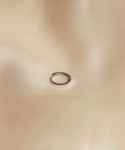 Astrid & Miyu Jewelled Hoop 8mm In Silver