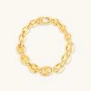 Astrid & Miyu Mariner Chain Bracelet In Gold