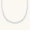 Astrid & Miyu Sale Mariner Chain Necklace In Silver
