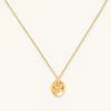 Astrid & Miyu Necklaces Essential Pendant Necklace In Gold 2 Astrid & Miyu Necklaces Essential Pendant Necklace In Gold