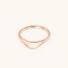Astridandmiyu Sale Molten Ring In Rose Gold