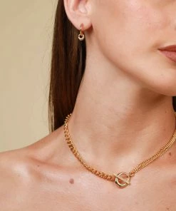 Astrid & Miyu Molten Stacking Set In Gold