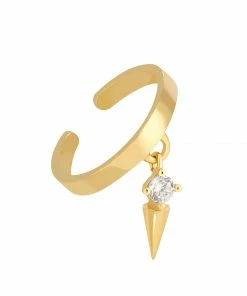 Astridandmiyu Mystic Spike Ear Cuff In Gold Sale
