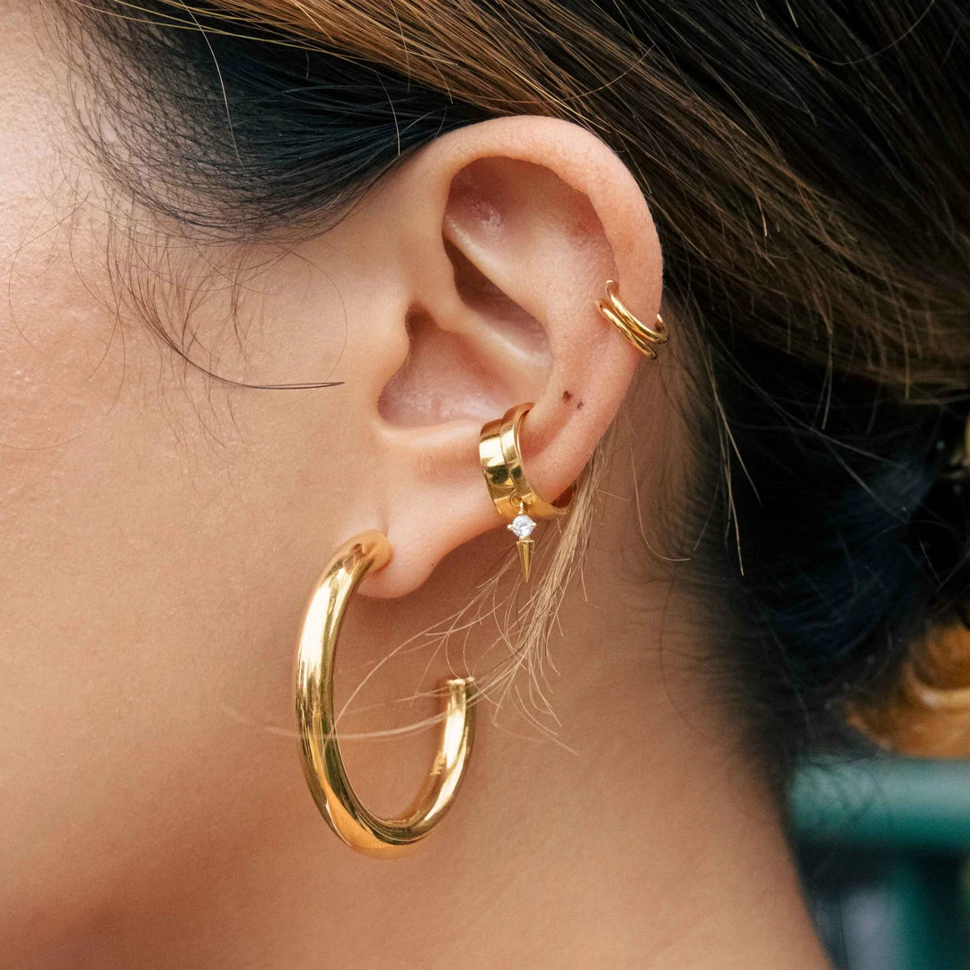 Astridandmiyu Mystic Spike Ear Cuff In Gold Sale 4 Astridandmiyu Mystic Spike Ear Cuff In Gold Sale