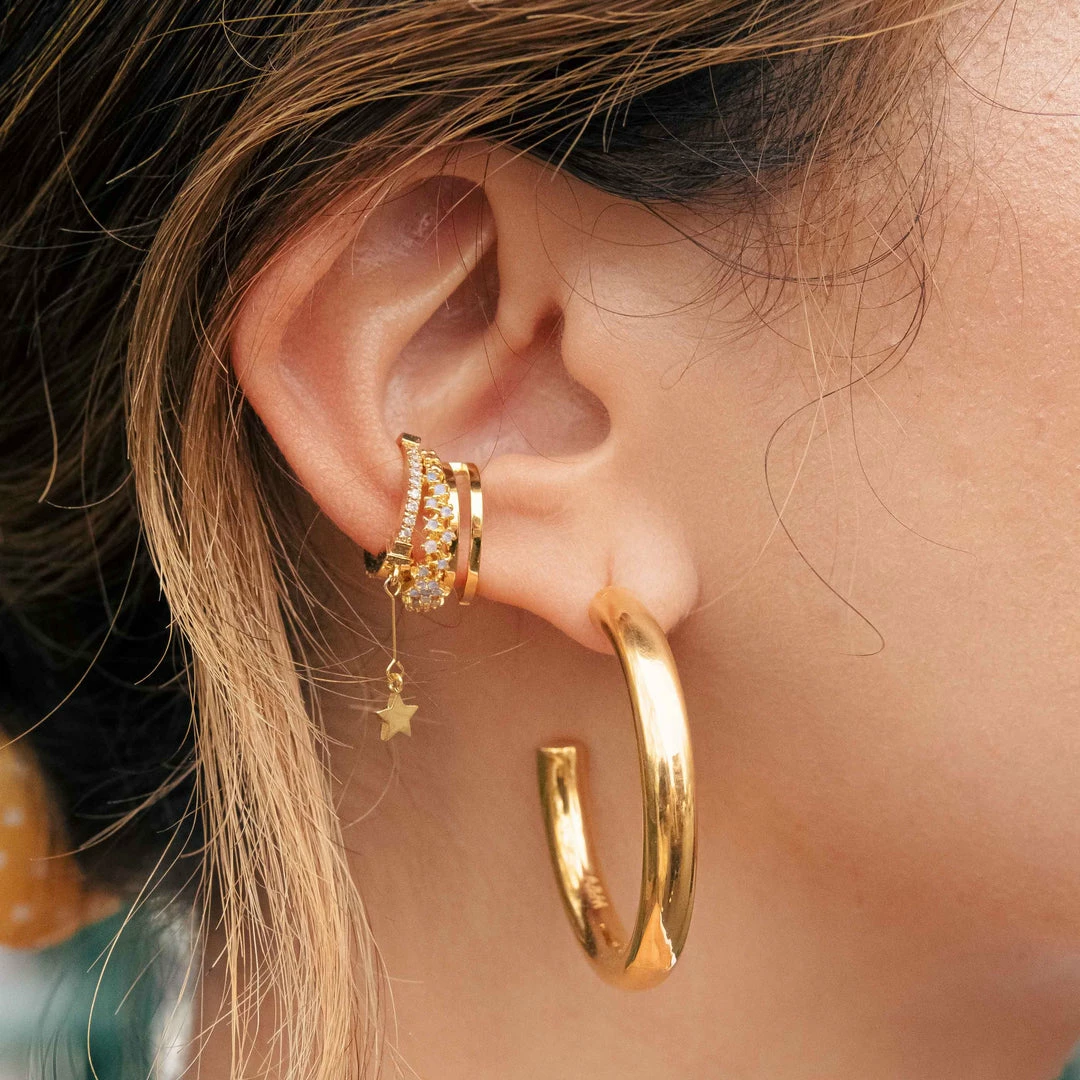 Astridandmiyu Sale Mystic Star Ear Cuff In Gold 7 Astridandmiyu Sale Mystic Star Ear Cuff In Gold