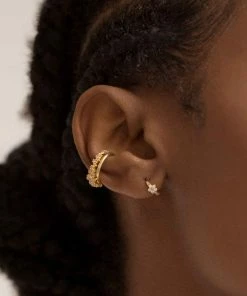 Astridandmiyu Sale Mystic Star Ear Cuff In Gold 15 Astridandmiyu Sale Mystic Star Ear Cuff In Gold