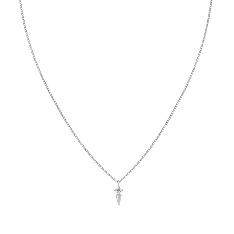 Astridandmiyu Sale Mystic Spike Necklace In Silver 2 Astridandmiyu Sale Mystic Spike Necklace In Silver