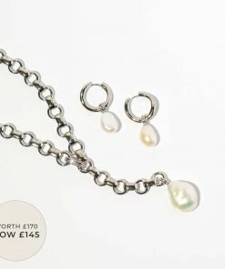 Astrid & Miyu Opulent Stacking Set In Silver New In