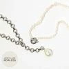 Astrid & Miyu Pearlescent Stacking Set In Silver