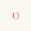 Astrid & Miyu Prism Crystal Hoop 6.5mm In Rose Gold
