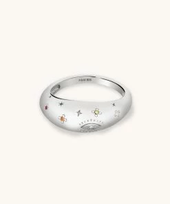 Astrid & Miyu Sales 19 Astridandmiyu Prism Dome Ring In Silver
