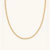 Astrid & Miyu Rope Bold Chain Necklace In Gold