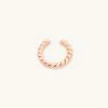 Astridandmiyu Rope Ear Cuff In Rose Gold Sale