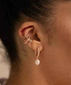 Astridandmiyu Sale Wishbone Ear Cuff In Rose Gold 9 Astridandmiyu Sale Wishbone Ear Cuff In Rose Gold