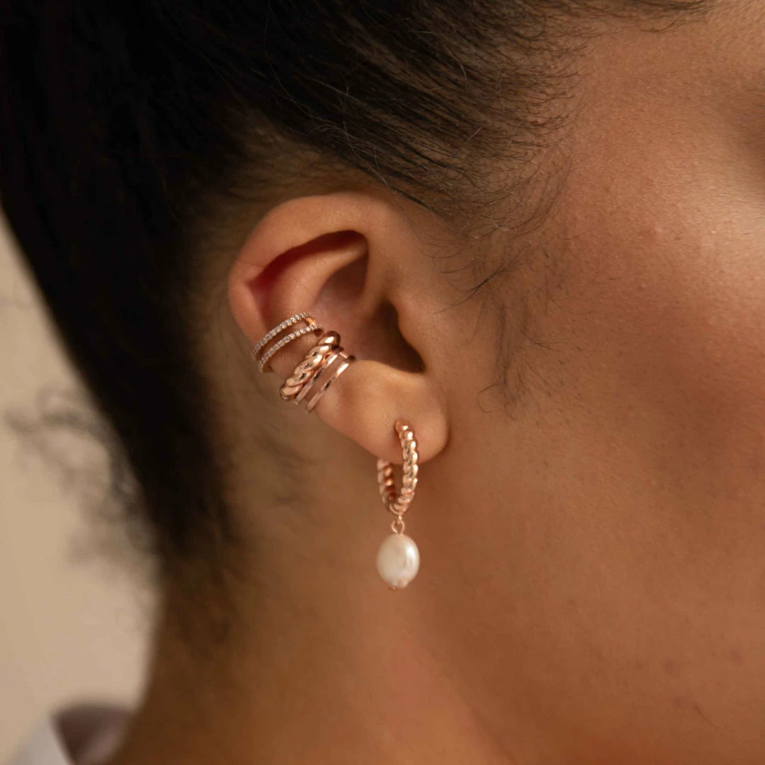 Astridandmiyu Sale Wishbone Ear Cuff In Rose Gold 6 Astridandmiyu Sale Wishbone Ear Cuff In Rose Gold