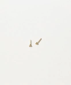 Astrid & Miyu Trinity Stud Earrings In Solid Gold 8 Astrid & Miyu Trinity Stud Earrings In Solid Gold