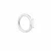 Astrid & Miyu Solid White Gold Marquise Piercing Hoop 2 Astrid & Miyu Solid White Gold Marquise Piercing Hoop