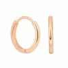 Astridandmiyu Earrings Mystic Simple Hoops In Rose Gold 1 Astridandmiyu Earrings Mystic Simple Hoops In Rose Gold