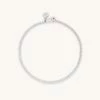 Astrid & Miyu Tennis Chain Bracelet In Silver Bracelets