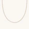 Astrid & Miyu Tennis Chain Necklace In Gold Necklaces