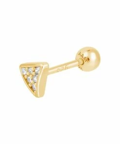 Astridandmiyu Sale Triangle Barbell In Gold