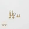 Astrid & Miyu Earrings Twilight Stacking Set In Gold 2 Astrid & Miyu Earrings Twilight Stacking Set In Gold