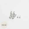 Astrid & Miyu Earrings Twilight Stacking Set In Silver
