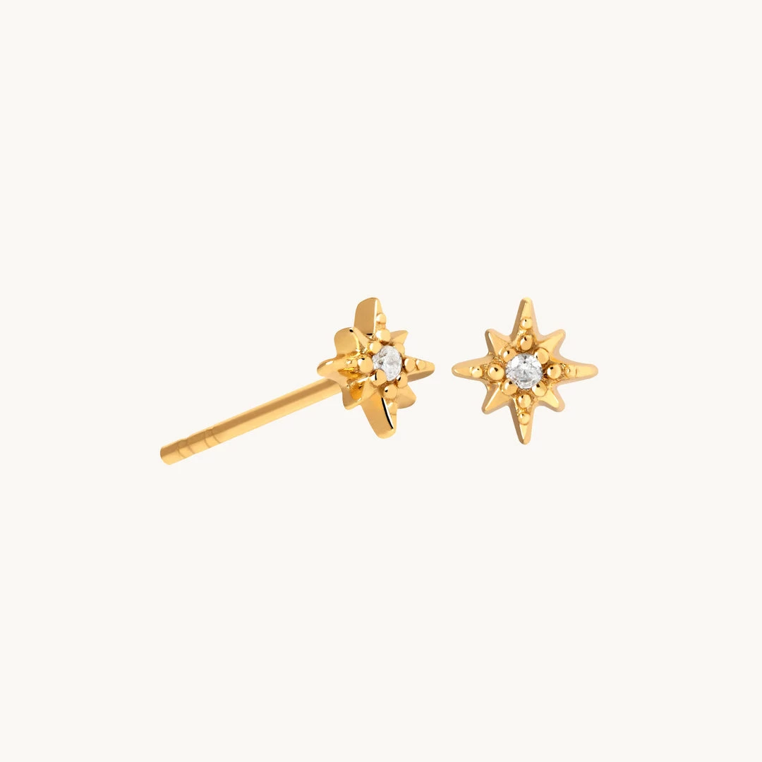 Astrid & Miyu Twilight Star Stud Earrings In Gold Best Sellers 3 Astrid & Miyu Twilight Star Stud Earrings In Gold Best Sellers